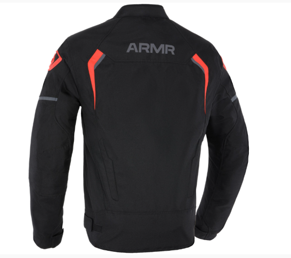 Motorrad-Textiljacke "Eyoshi 3.0" - ARMR - wasserdicht - schwarz/rot